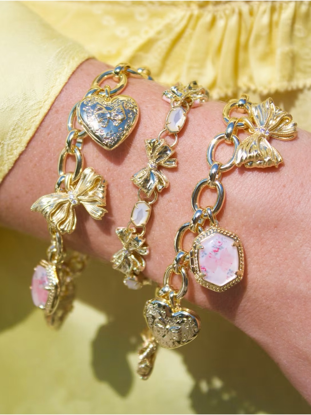 LoveShackFancy x Kendra Scott Charm Bracelet NWT